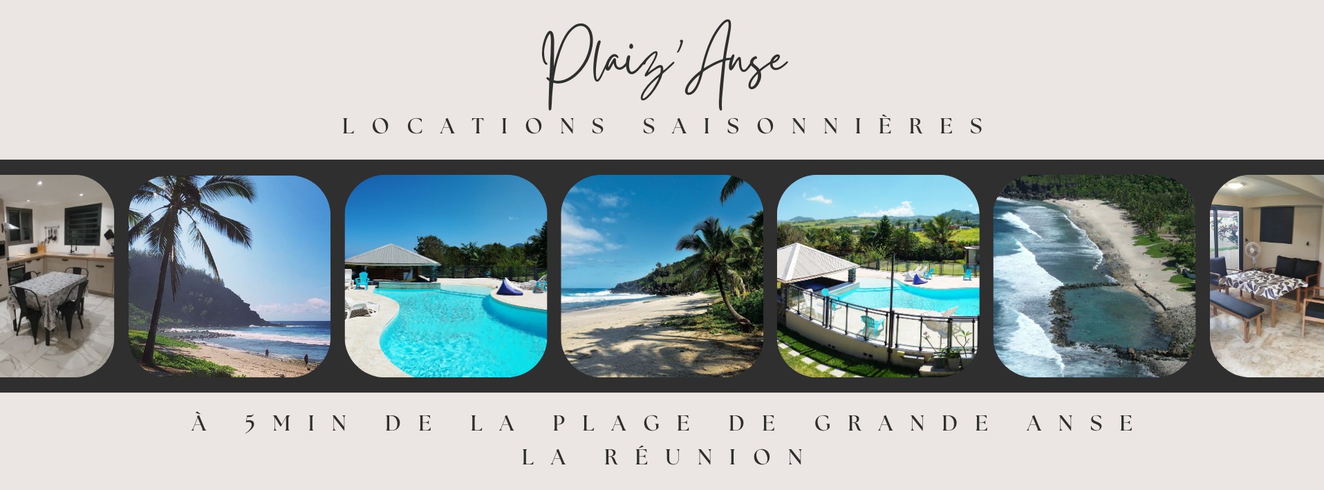 Plaiz'Anse — Locations saisonnières à Petite-Île, La Réunion